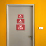 Classic Framed Plus Keep Out Of Reach Of Children And Pets Wall or Door Sign | Children Safety Sign