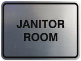 Signs ByLITA Classic Framed Janitor Room Sign - Easy Installation | Durable Material