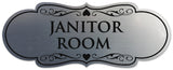 Signs ByLITA Designer Janitor Room Sign - Easy Installation | Durable Wall or Door Sign