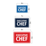 Signs ByLITA Classic Framed Executive Chef Door or Wall Sign Easy Installation | Office And Shop Decor | Bars And Restaurants