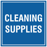 Signs ByLITA Square Cleaning Supplies Sign - Easy Installation | Durable Material