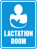 Portrait Round Plus Lactation Room Wall or Door Sign | Baby Rooms Signage
