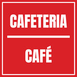 Signs ByLITA Square Cafeteria Door or Wall Sign | Spanish Bilingual Business and Office Signs