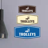 Fancy Trolleys Wall or Door Sign