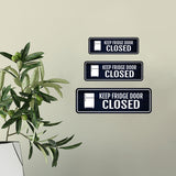 Standard Plus Keep Fridge Door Closed Wall or Door Sign | Home Decor