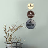 Circle No Soliciting Please Go Away Wall or Door Sign