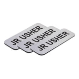 Jr Usher 1 x 3" Name Tag, (3 Pack)