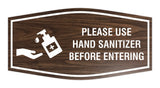 Fancy Please Use Hand Sanitizer Before Entering Sign