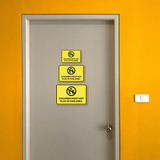 Classic Framed Plus Children Must Not Play In This Area Wall or Door Sign | Children Safety Sign