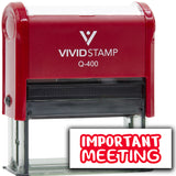 All Quality Important Meeting Agenda Planning Stamps