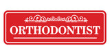 Signs ByLITA Standard Orthodontist Tooth Graphic Dentist Office Decor Wall or Door Sign