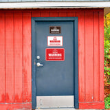 Signs ByLITA Classic Framed Warning: Construction Zone - Hard Hat Required Door or Wall Sign Easy Installation | Health And Safety | Building And Warning Signs