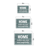 Classic Framed Plus Home Is Where You Poop Most Comfortably Door or Wall Sign | Funny Wall Decor For Bathroom
