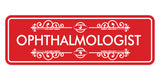 Signs ByLITA Standard Ophthalmologist Wall or Door Sign