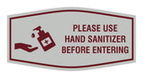 Fancy Please Use Hand Sanitizer Before Entering Sign