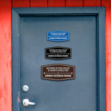 Signs ByLITA Fancy Nothing In This House Is Worth Dying For Armed Military Veteran Inside Easy Installation | Honor Veterans with Military Signs | US Pride | Businesses and Homes Wall or Door Sign