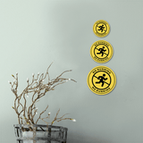 Circle Plus No Running Wall or Door Sign | Safety Signs For Babies and Toddlers Daycare