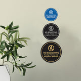 Circle No Soliciting Family, Friends and Neighbors Welcome Wall or Door Sign