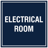 Signs ByLITA Square Electrical Room Sign - Easy Installation | Durable Material