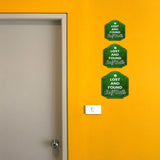 Heritage Plus Lost And Found Golf Balls Wall or Door Sign | Sports Public Spaces Signage