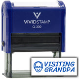 All Quality Visiting Grandpa Agenda Planning Stamps