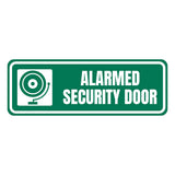Standard Plus Alarmed Security Door Door or Wall Sign | Safety Signage