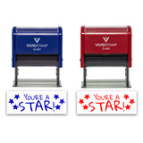 All Quality You're a Star! Self-Inking Rubber Stamp Motivational Teacher Stamps | Homework And Grading | Classroom Supplies