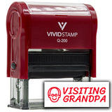 All Quality Visiting Grandpa Agenda Planning Stamps