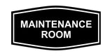 Fancy Maintenance Room Wall or Door Sign