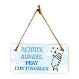 Inspirational and Motivational Religious 5x10 Hanging Plus Wall or Door Sign