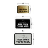 Signs ByLITA Classic Framed Beer When You’re Near Wall or Door Sign
