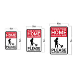 Classic Framed Plus This Is Your Home Five Days A Week Please Help Keep It Clean! Wall or Door Sign | Easy Installation | Funny Novelty Imitation Warning Signs