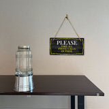 Please Take All Phone Calls Outside 5x10 Hanging Plus Wall or Door Sign | Office Decor