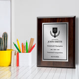 Pickleball Competition Custom Award Plaque | Achievement and Recognition Personalizable Plaques