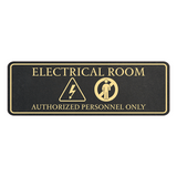 Standard Plus Electrical Room Authorized Personnel Only Wall or Door Sign | Workplace Safety Signage