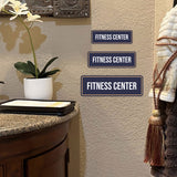 Standard Plus Fitness Center Door or Wall Sign | Hospitality & Gym Signage