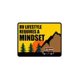 Classic Framed Plus RV Lifestyle Requires A Mindset Wall or Door Sign | RV Accessories