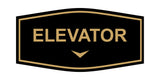 Fancy Elevator Down Arrow Wall or Door Sign