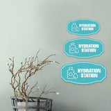 Victorian Plus Hydration Station Wall or Door Sign | Business & Public Signage