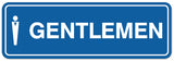 Signs ByLITA Standard Gentlemen Figurine Sign - Easy Installation | Durable Wall or Door
