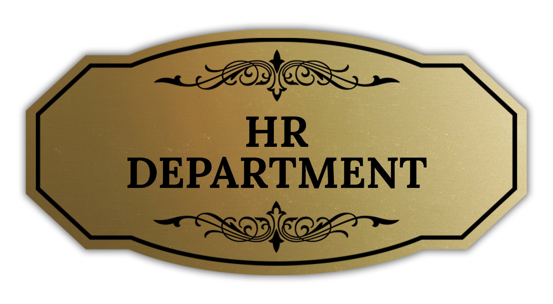 Signs ByLITA Victorian HR Department Graphic Wall or Door Sign