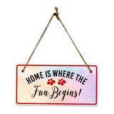 Home Decor 5x10 Hanging Plus Wall or Door Sign | Home Decor Inspirational Signs