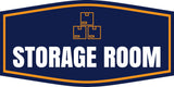 Fancy Plus Storage Room Wall or Door Sign | Business and Workplace Signage