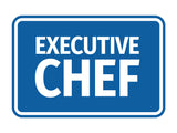 Signs ByLITA Classic Framed Executive Chef Door or Wall Sign Easy Installation | Office And Shop Decor | Bars And Restaurants