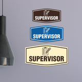 Fancy Supervisor Wall or Door Sign
