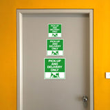 Square Plus Pick-Up And Delivery Only Wall or Door Sign | Health & Safety Warehouse Business Signage