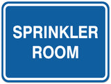 Signs ByLITA Classic Framed SPRINKLER ROOM Door or Wall Sign Durable ABS Plastic | Laser Engraved | Easy Installation | Elegant Design