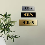 Signs ByLITA Basic CD's Wall or Door Sign