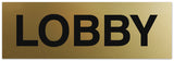 Signs ByLITA Basic Lobby Sign - Easy Installation | Durable Material