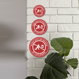 Circle Plus Keep Out Of Reach Of Children Wall or Door Sign | Safety Signs For School